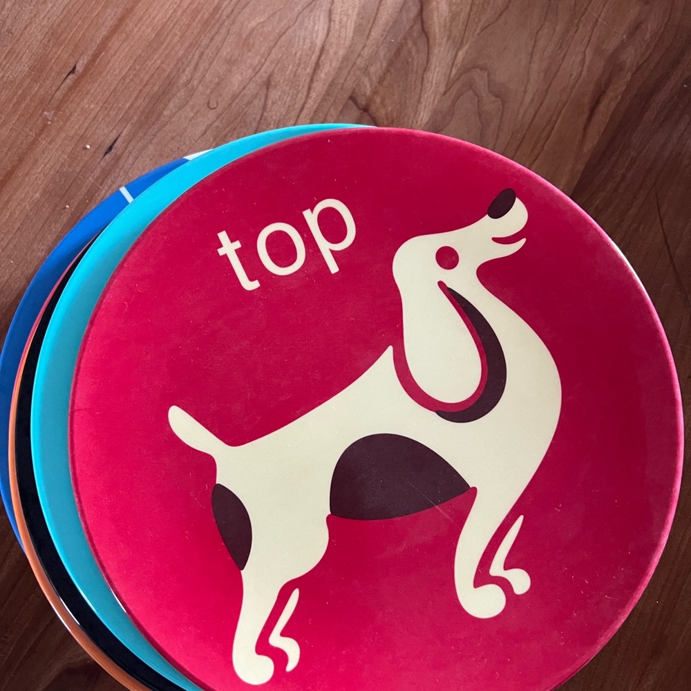 Colorful & Punny Design Plates
